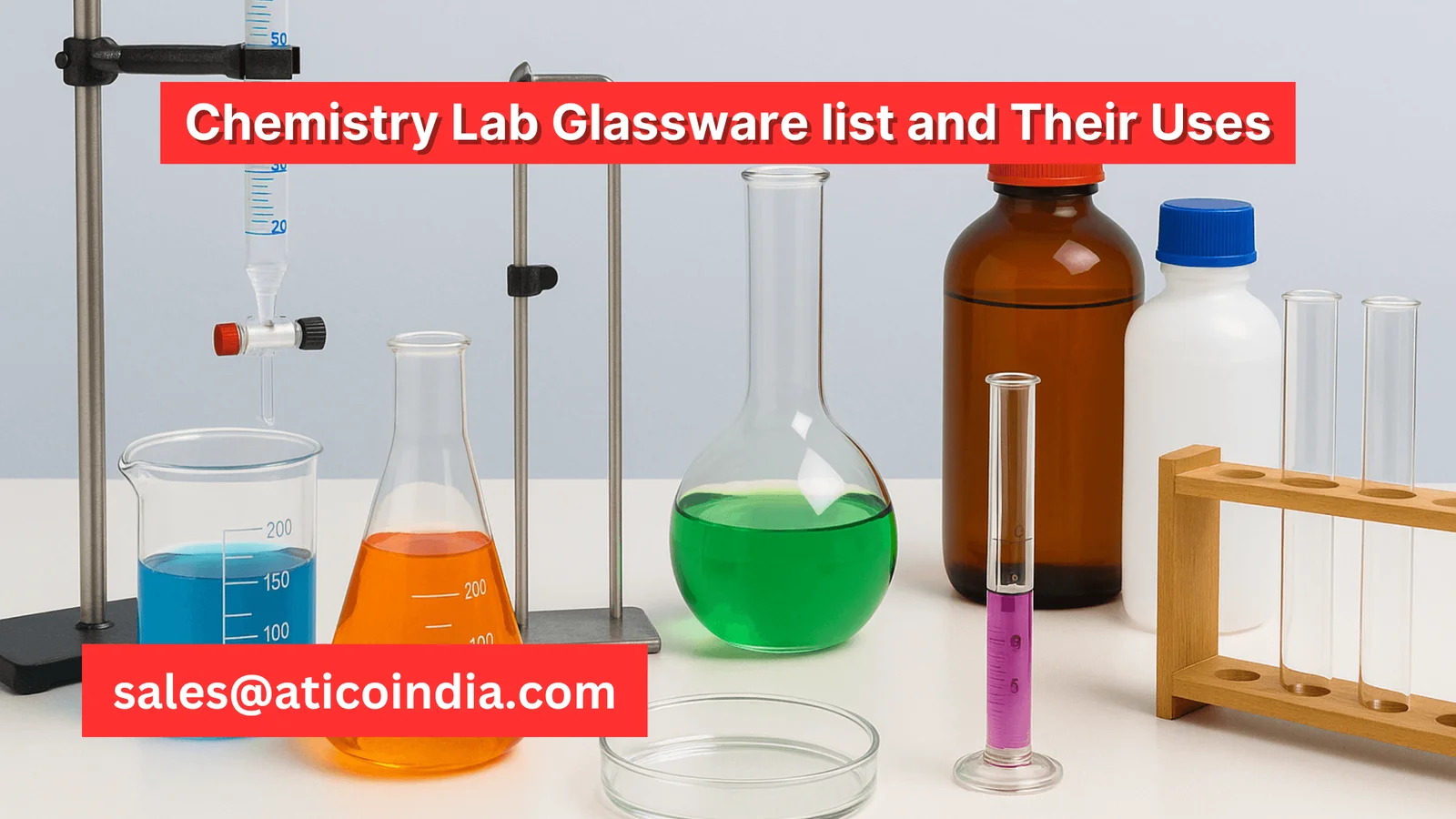 Chemistry Lab Glassware List and Their Uses