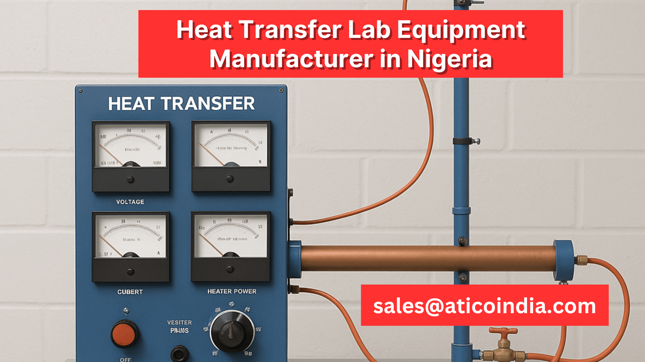 Heat Transfer Lab Equipment Manufacturer in Nigeria
