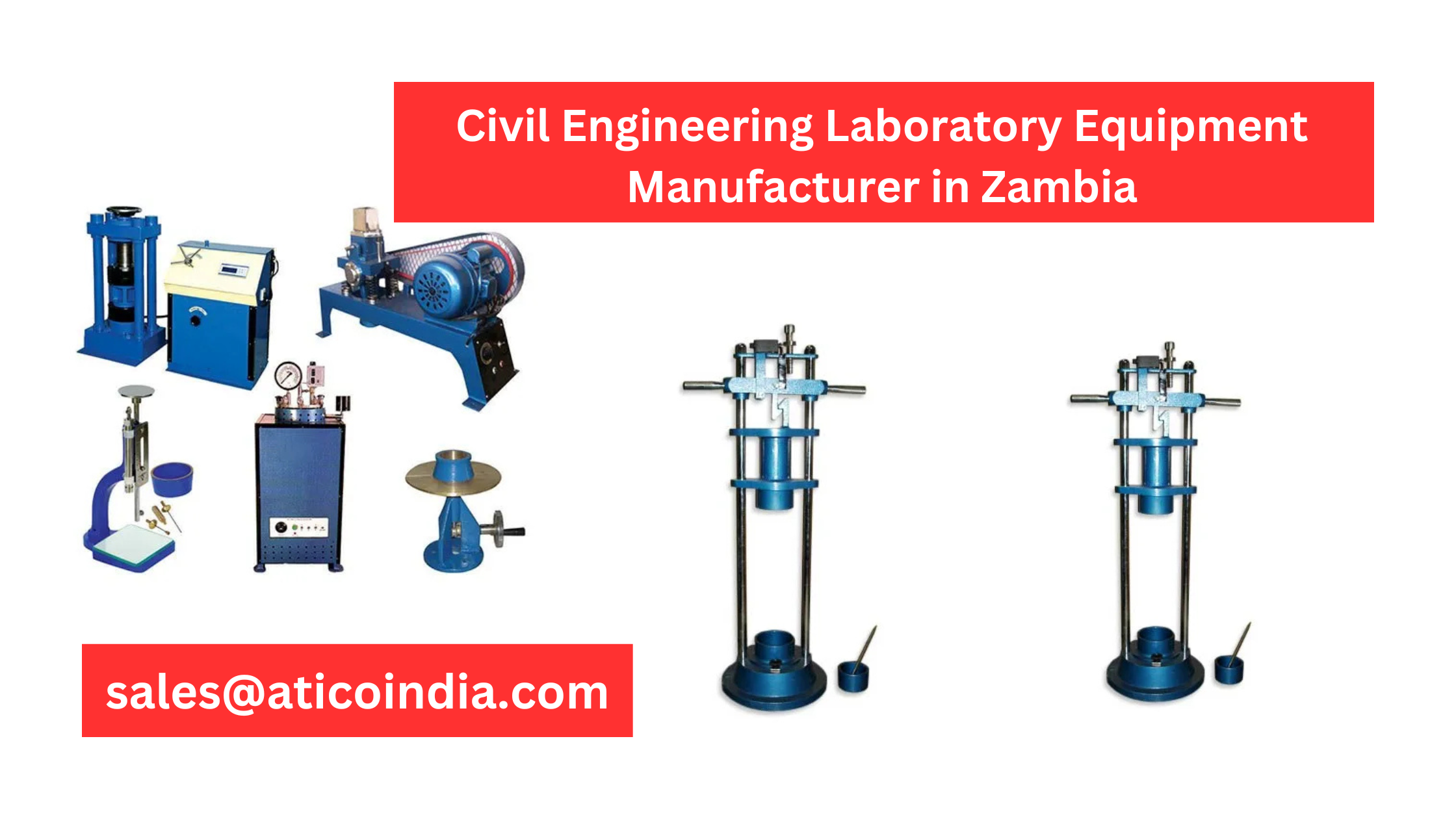 Civil Engineering Laboratory Equipment Manufacturer in Zambia