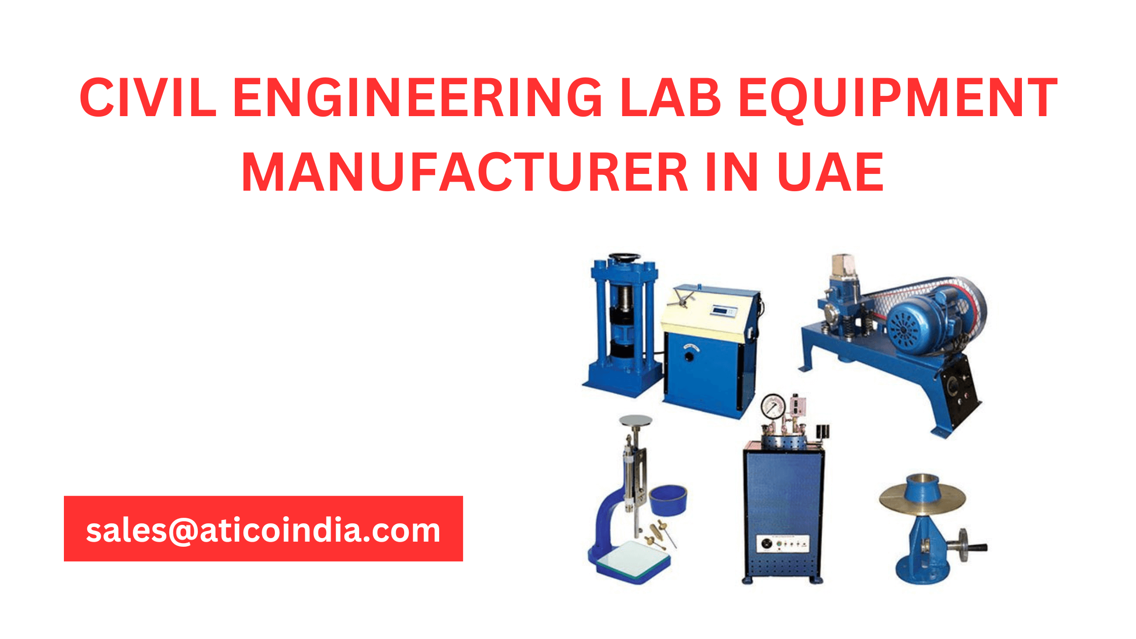 Civil Engineering Lab Equipment Manufacturer & Supplier in UAE