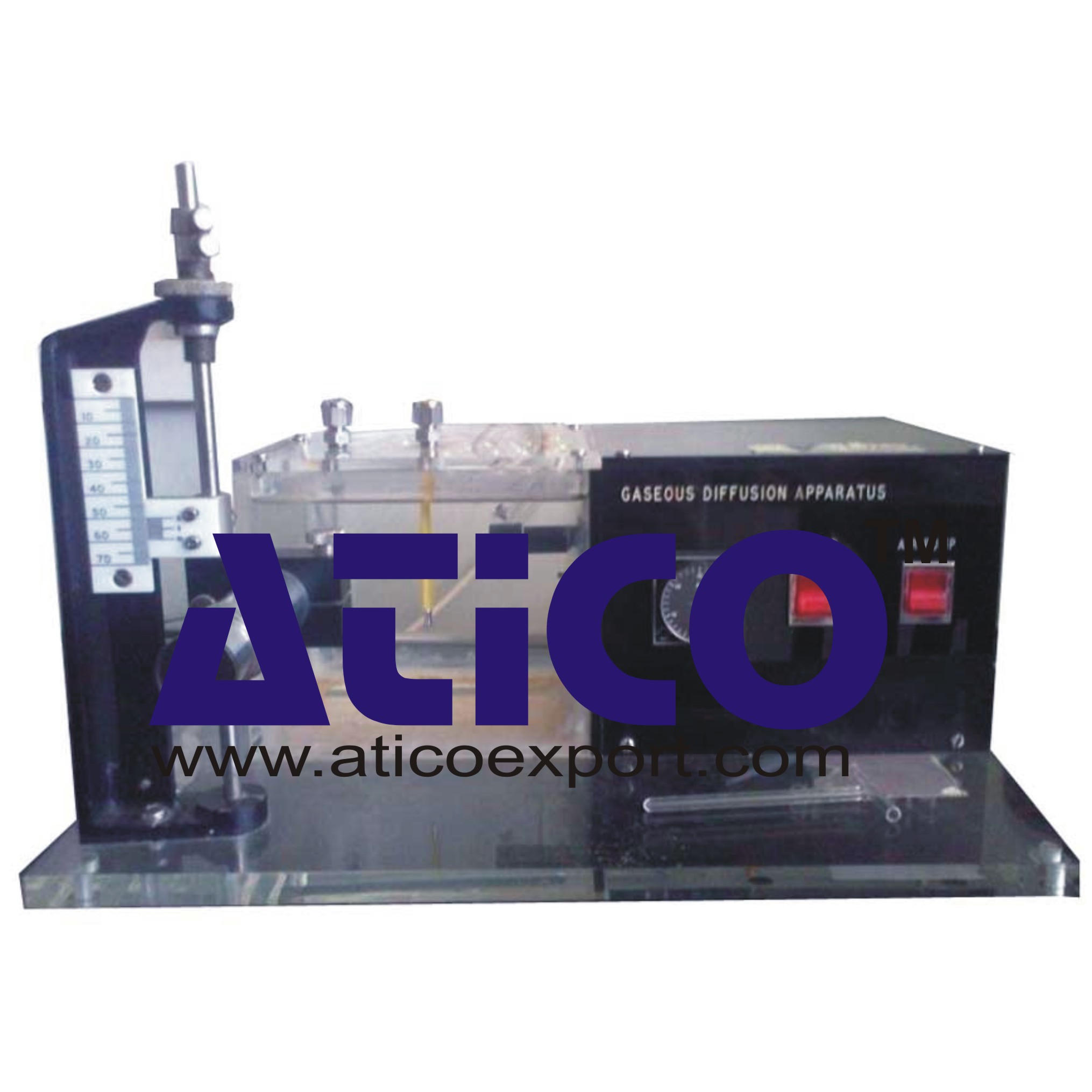 Gaseous Diffusion Coefficient Apparatus