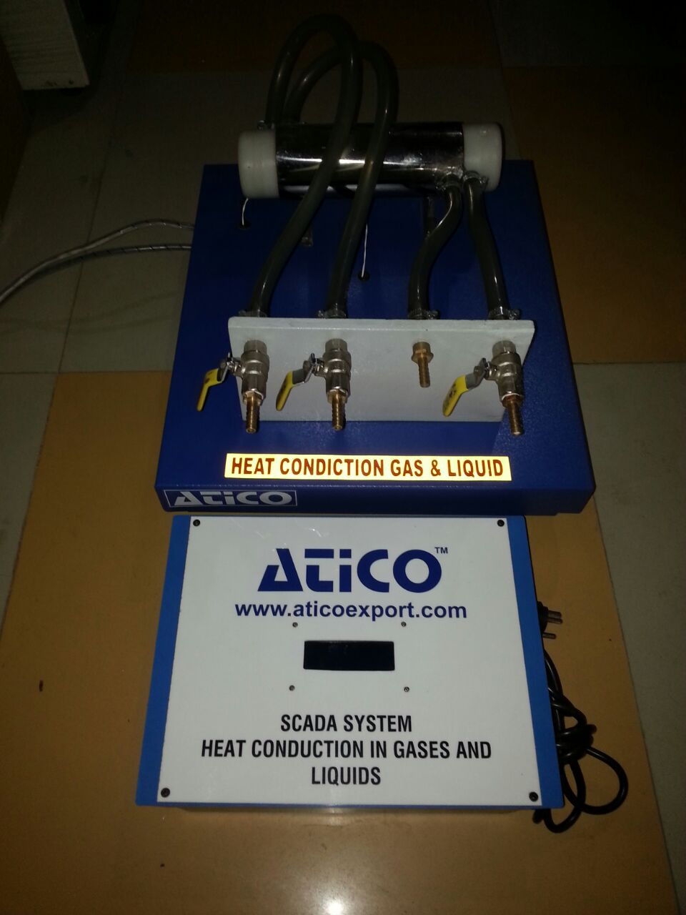 Scada System Heat Conduction in Gases and Liquid