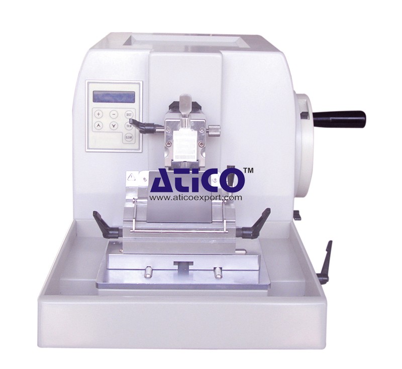 Semi Automatic Microtome with Build in Control Panel