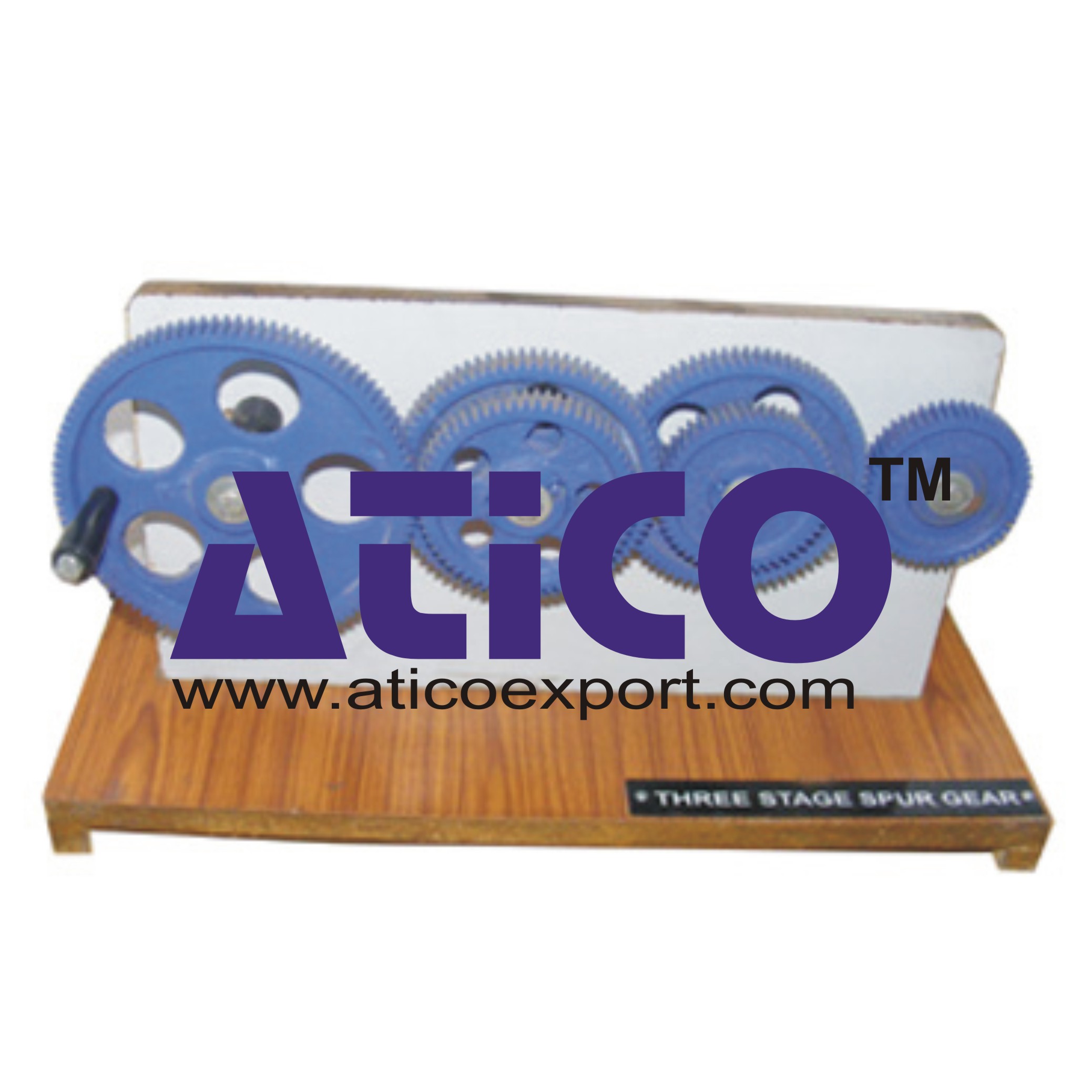 Three Stage Spur Gear Model