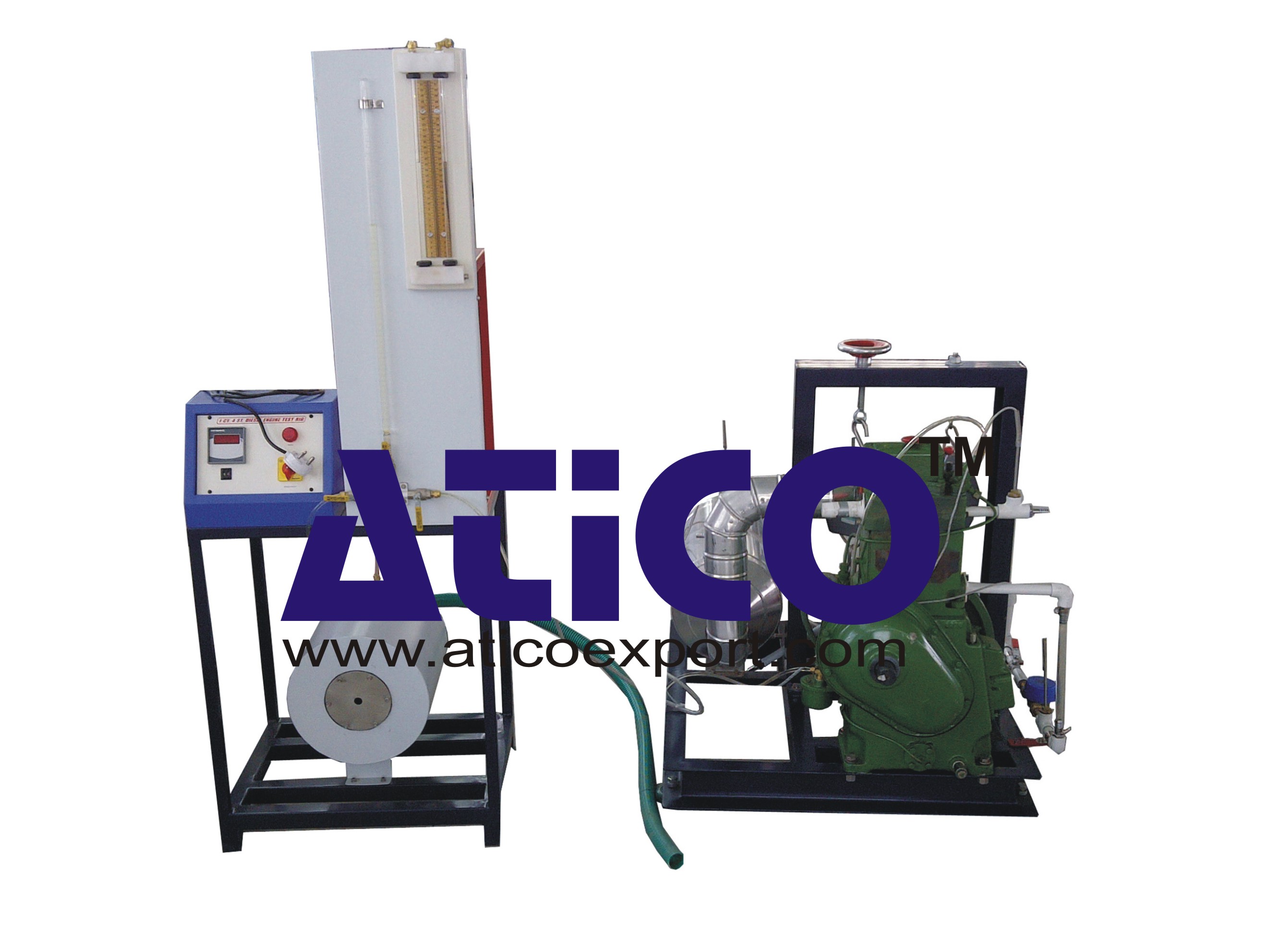 Twin Cylinder Four Stroke Water Cooled Diesel Engine  Test Rig