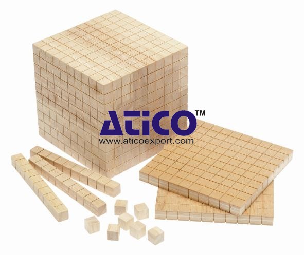 Wooden Base Ten Units