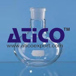 Flask Flat Bottom, Single Neck