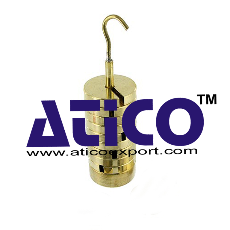 Slotted Brass Weight Set